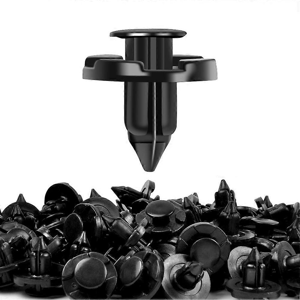 200PCS Push Type Retainer Clips 8mm Liner Clips for Trim Rivet Body Fasteners 01553-09321