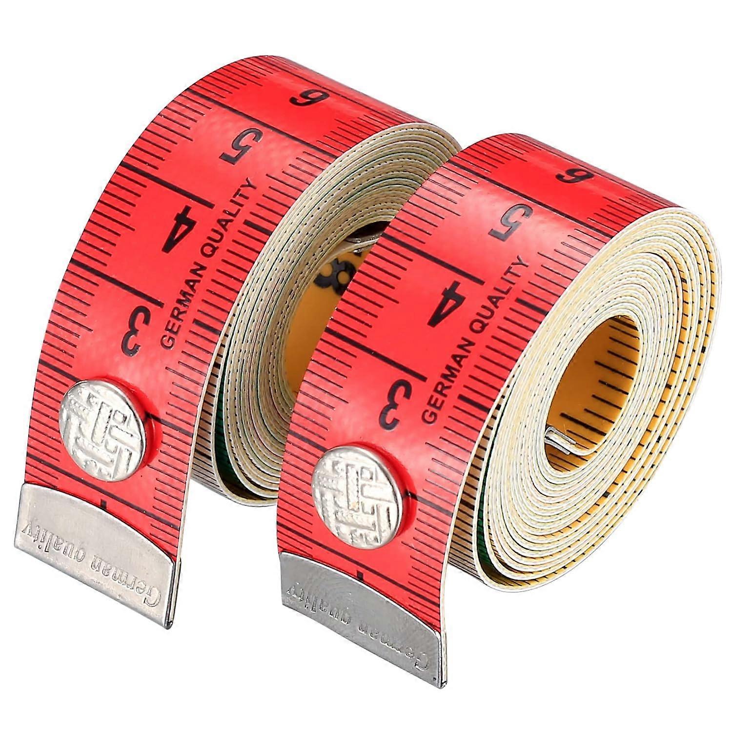 Tape Measure for Sewing,Double-Sided Measuring Tape with Button,Soft Ruler,150cm