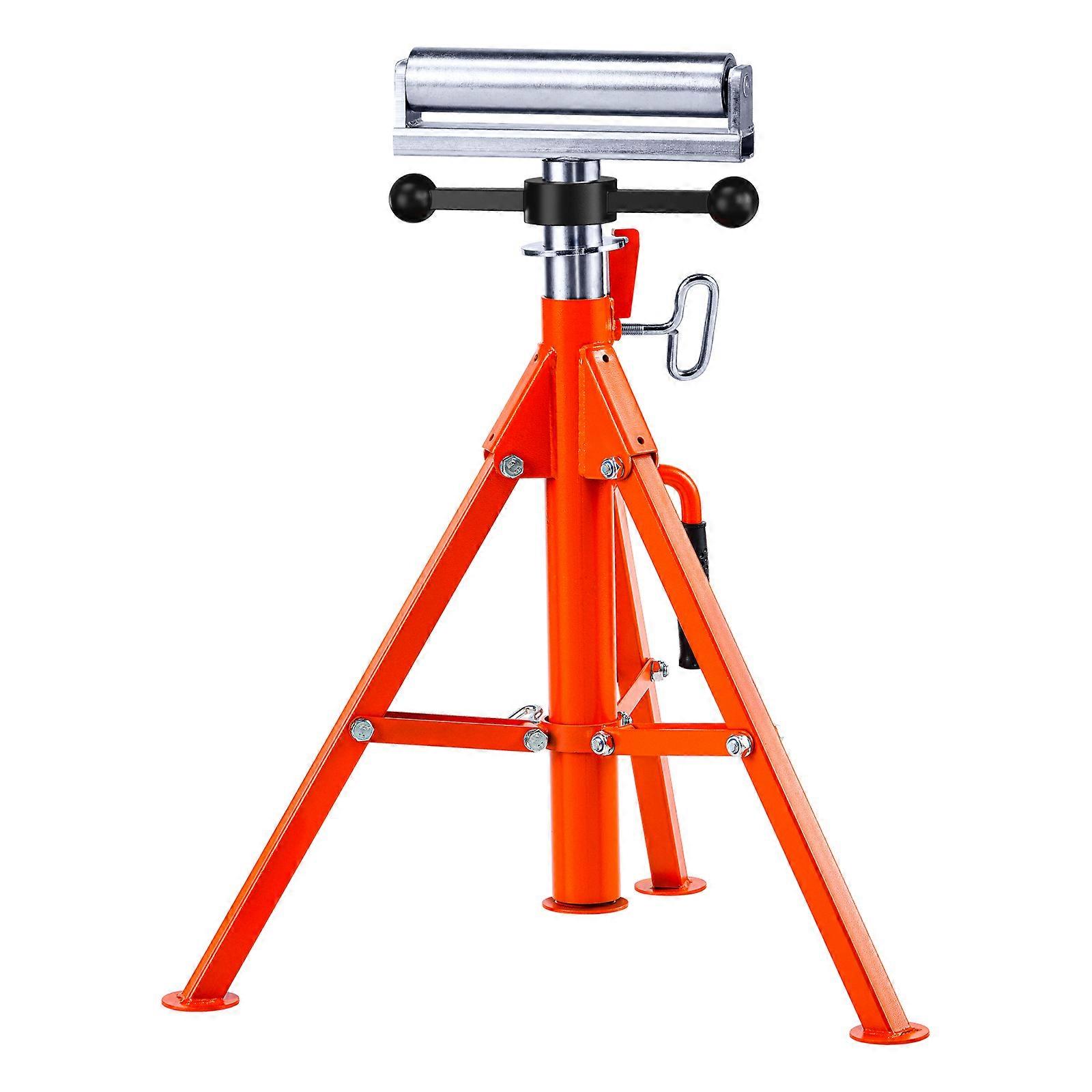 Roller Stand, Heavy Duty 2500 LBS Load Capacity, 27.6"-52" Height Adjustable, 45# Steel Folding Roller Support Stand for Pipes