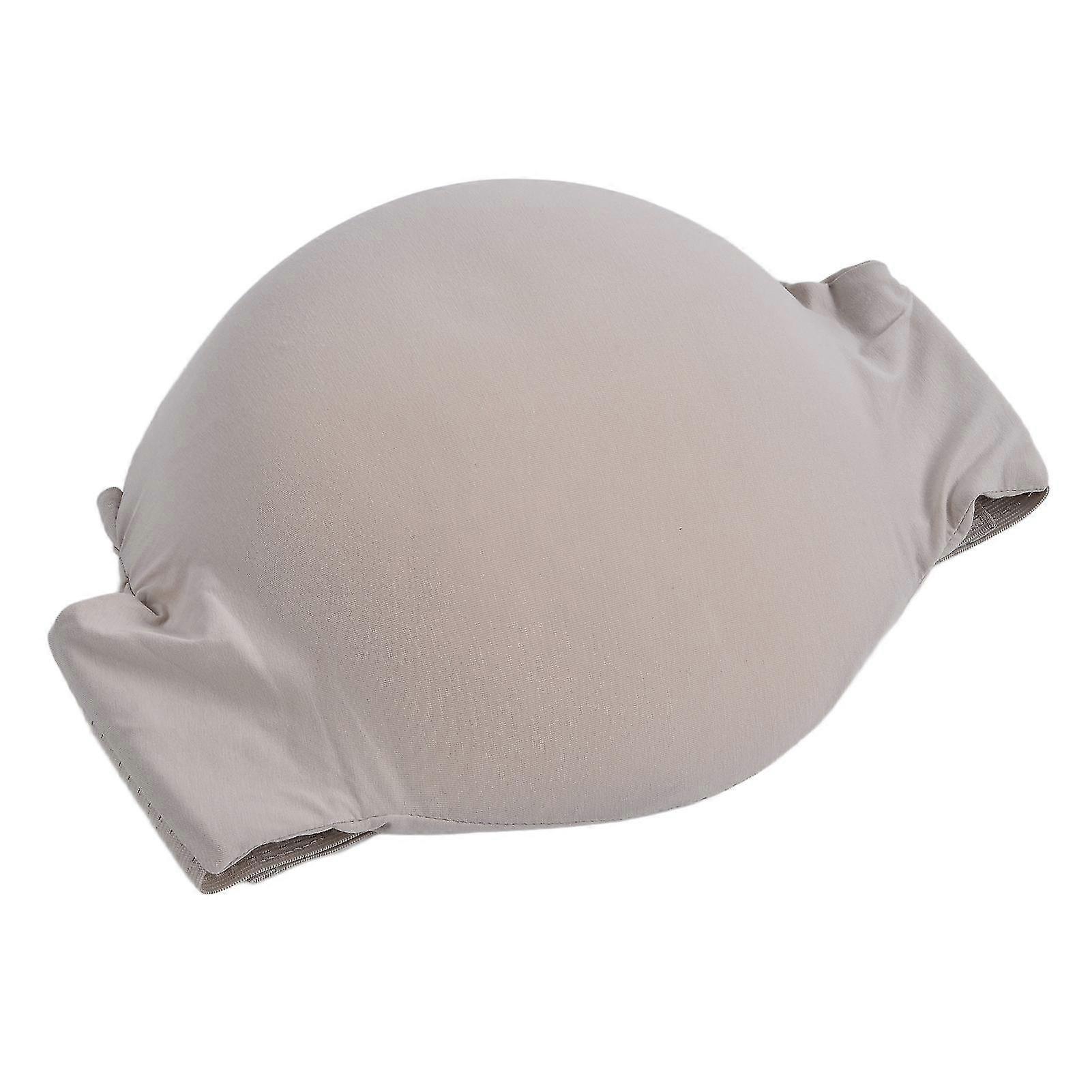 Lightweight Fake Pregnancy Belly in Skin Color with Breathable Memory Foam for Realistic Simulation