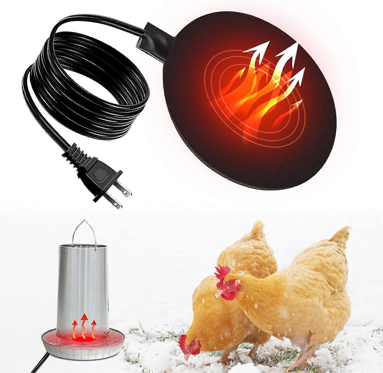 New Upgraded Automatic On/off Birdbath Heater Energy Efficient Safe Temperature Range