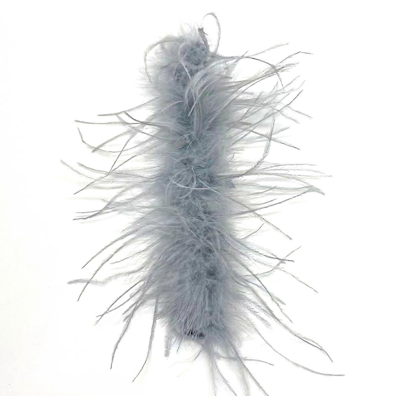 Äkta Päls Struts Fjäder Manschetter Handledsärm Fjädermanschett Blazer Slap Armband Fjäder