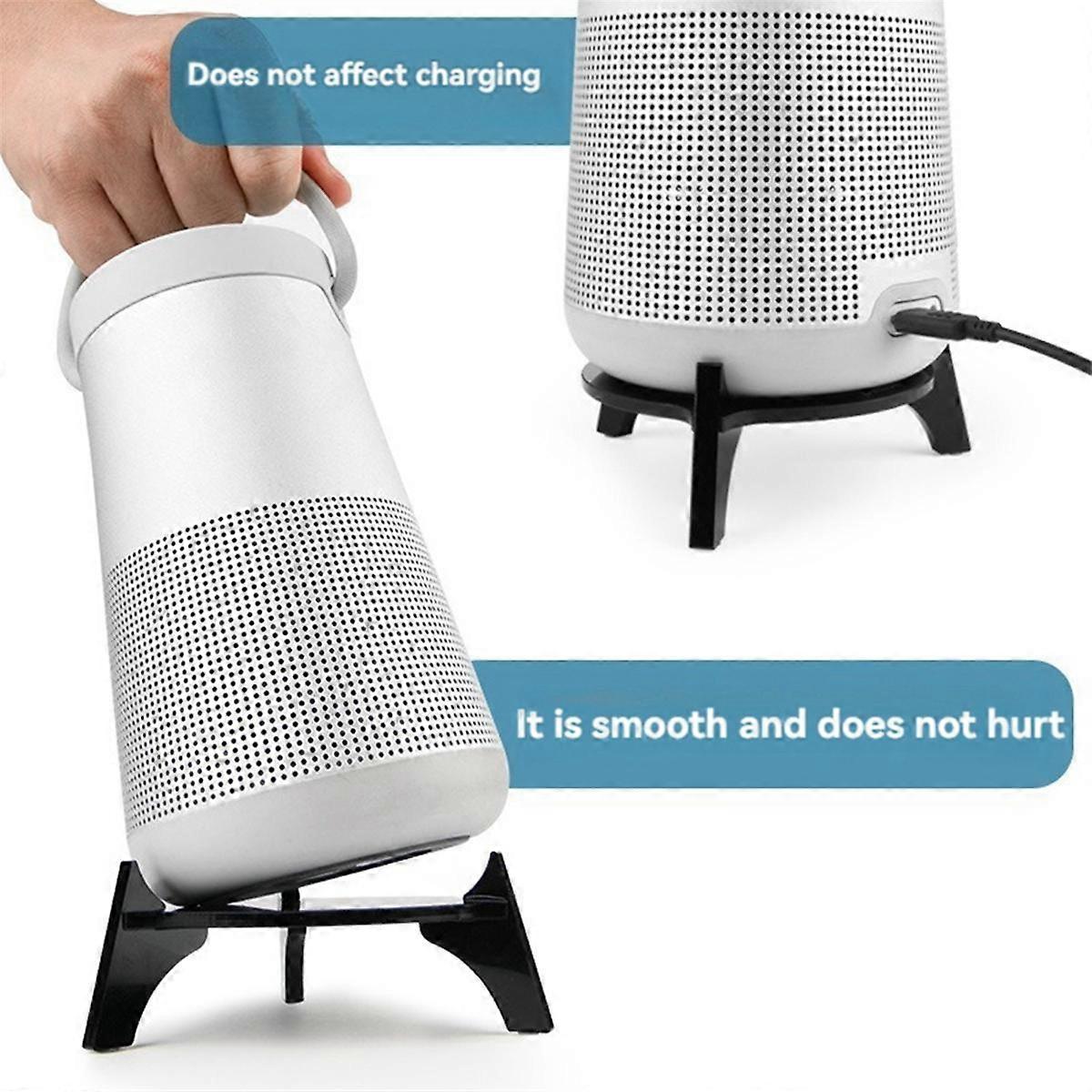 Desktop Stand for SoundLink Revolve+ Portable Bluetooth Speaker, Acrylic Table Speaker Stand Desk Display Stand,B