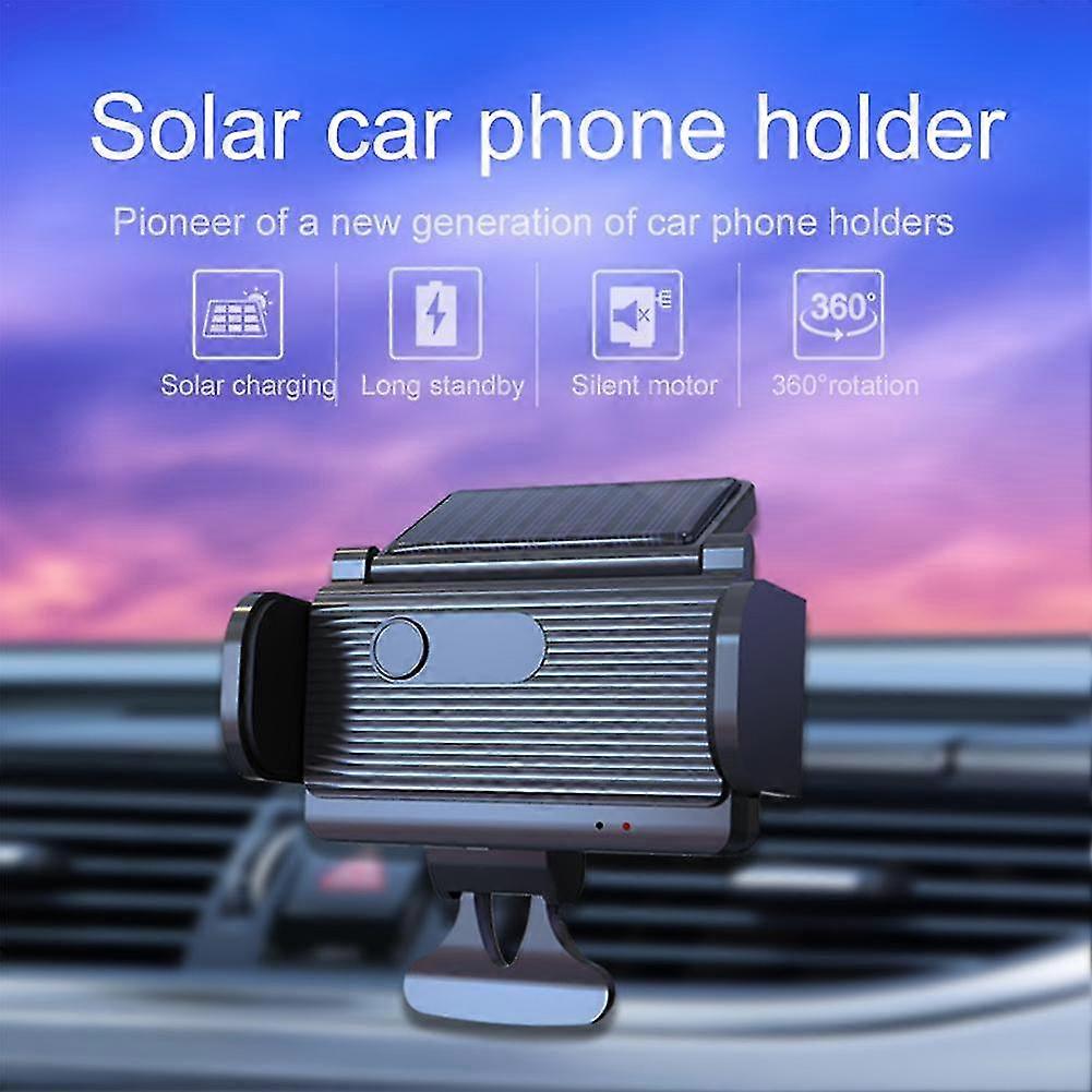 Car Ph H Mount Wireless Charging, Auto-sensing Solar Charging Ph D Inlets
