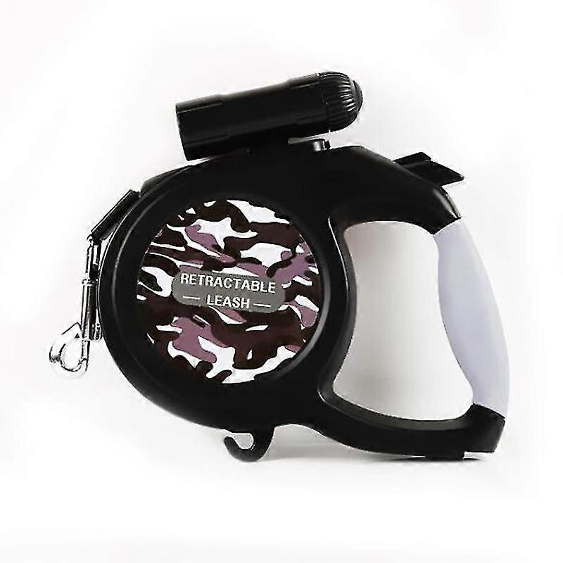 Retractable Dog Leash With Flashlight,retractable Dog Leash, 5m/8m Scalable Dog Walking Leash With Bright Flashlight For Small-medium, Moving