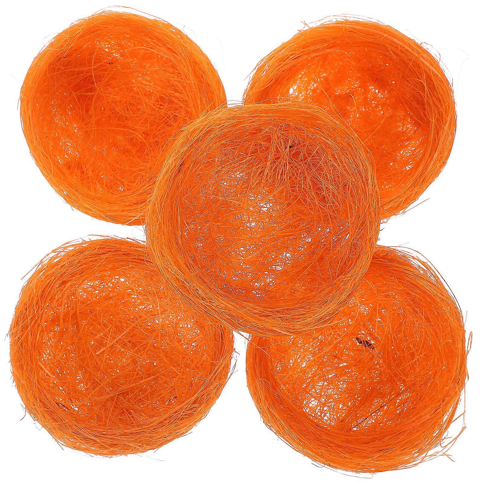 10 st konstgjorda fågelbo prydnad rustika fågelbon simulering fågelhus dekoration