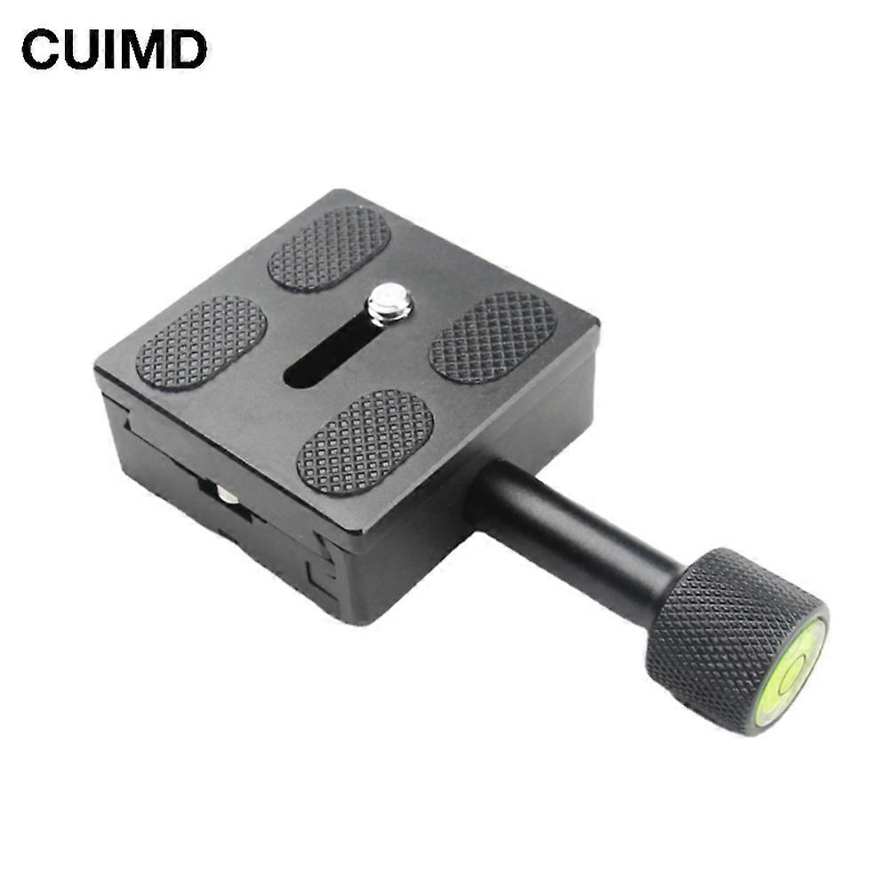 Universal QR Quick Release Plate Base Mount Support for DSLR Camera Monpod Tripod Slide Compatible with Arca SWISS Clamp