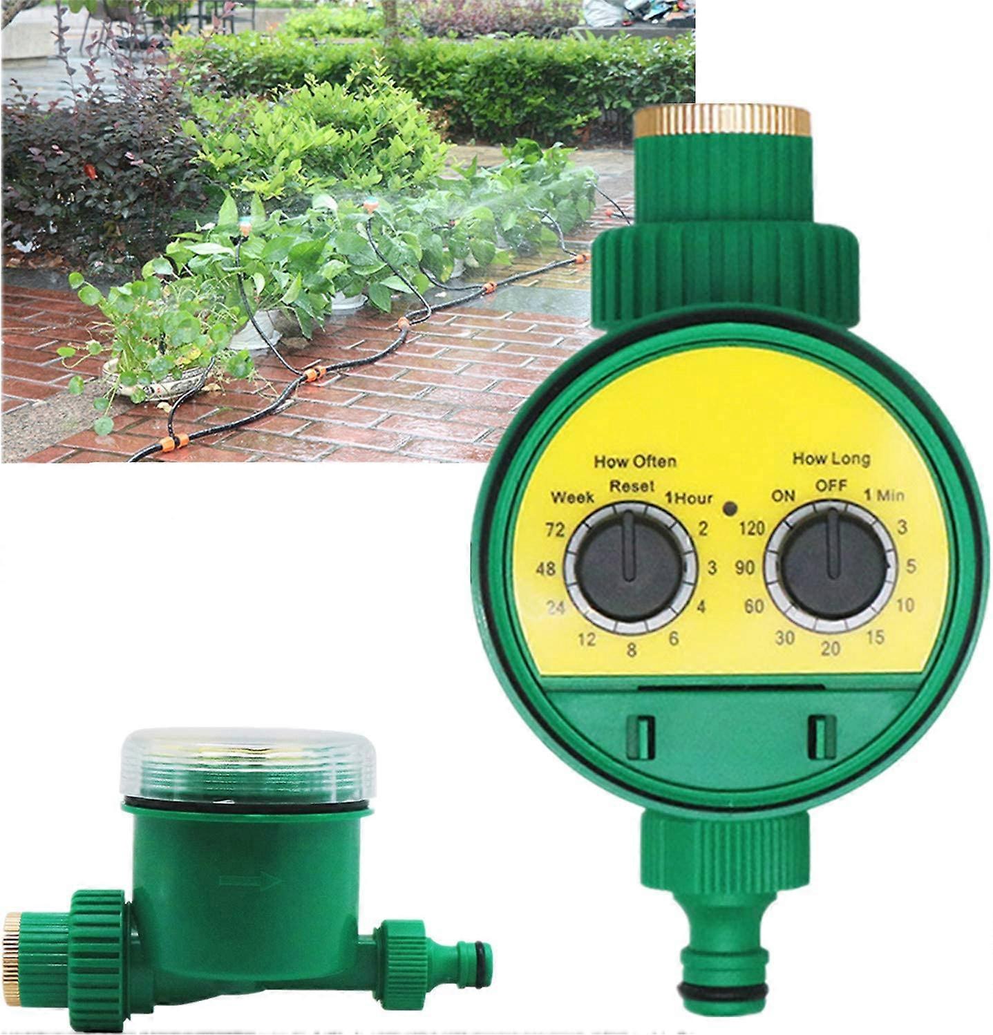 Water Timer,Outdoor Watering Controller Automatic Sprinkler Electronic Hose Timer,Multiple ProgramsA