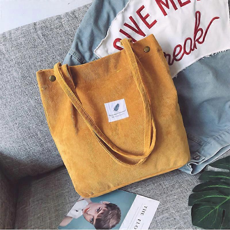 Bags for Women 2023 Corduroy Shoulder Bag Reusable Shopping Bags Casual Tote Female Handbag for A Certain Number of Dropshipping