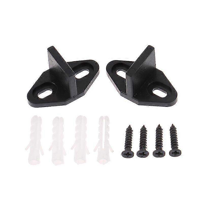 2set Sliding Door Floor Guides Closet Door Guide Mounted Bottom Track Guide Tw