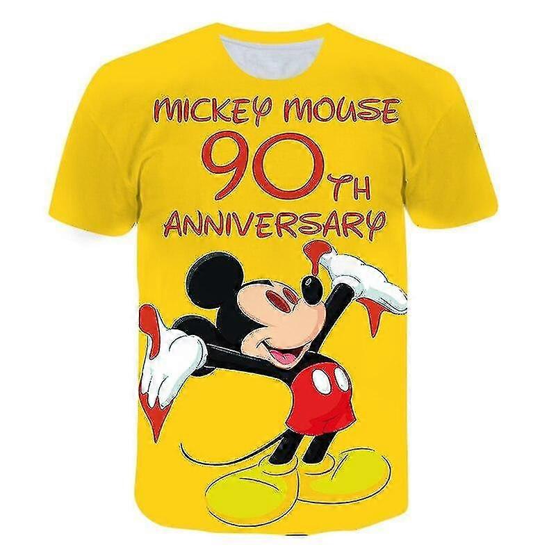 Mickey Mouse Short Sleeve 3d Print T-shirt - 2 High Quality