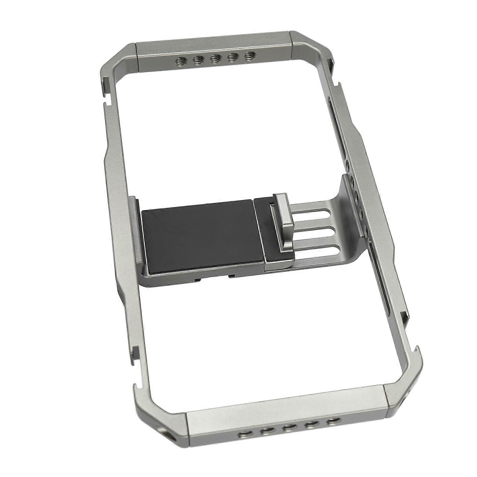 Smartphone Video Rig Camera Cage Phone Video Stabilizer Grip Vlogging Cage for Installing Fill Light Microphone 