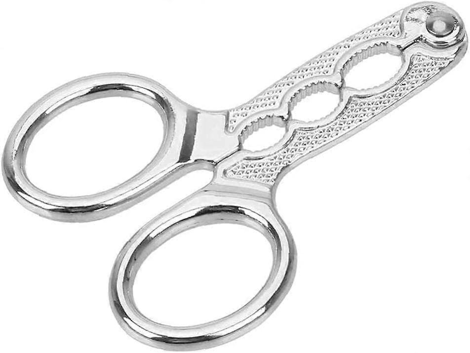 for Silver Nuts Pistachio Sheller Opener Kitchen Tools Stainless Steel Nutcracker Multi-Function Walnut Pine Sheller Opener Nut Crackers Kitchen Utens