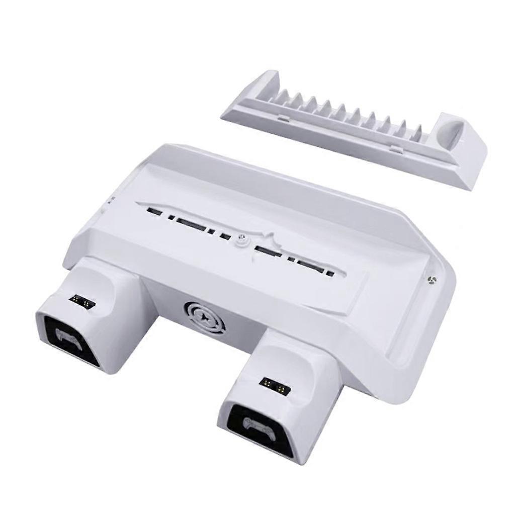 Dual High Speed Fan Stand and 11 Games Storage for Game Console