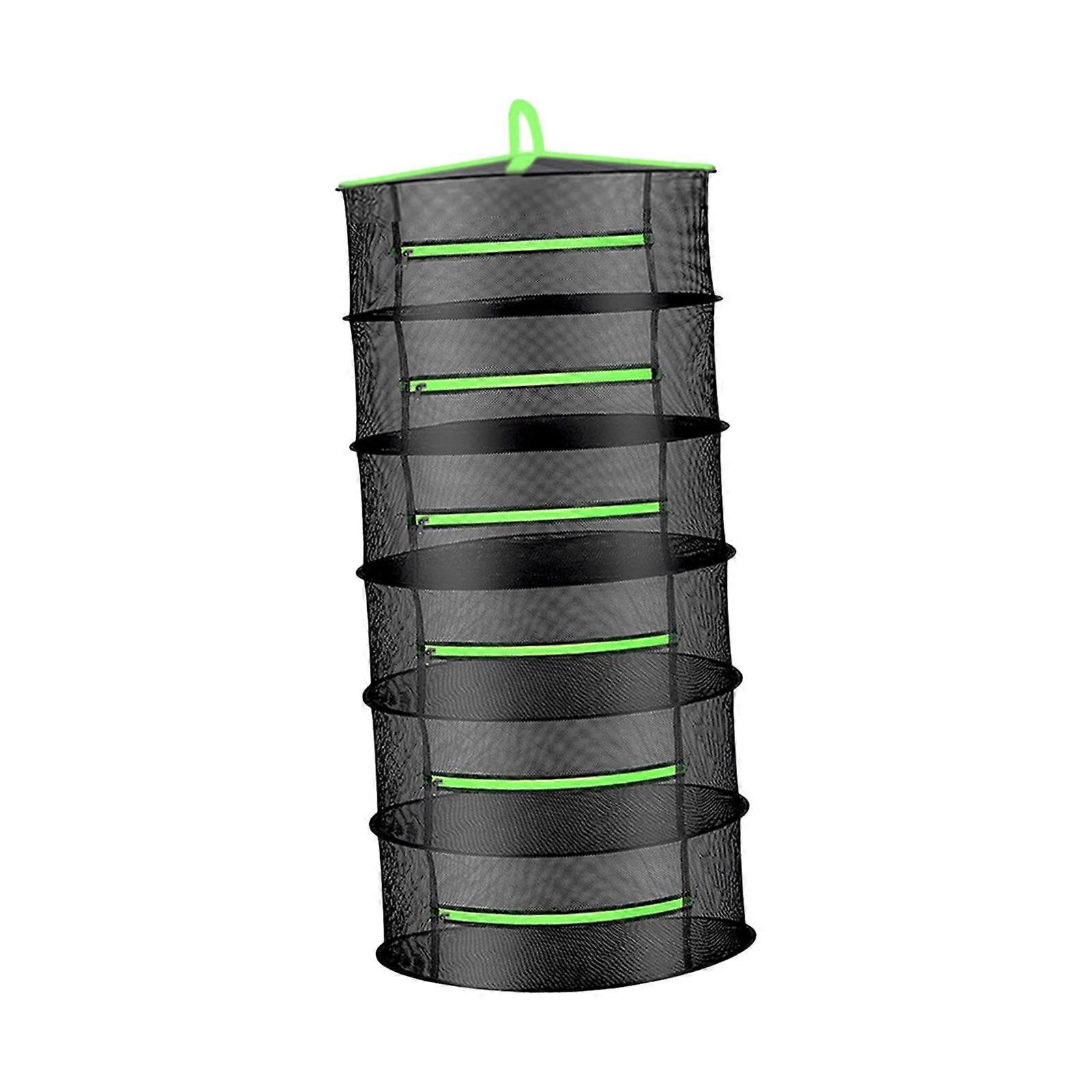 Plant Hanging Dry Mesh Net Round with Carry Bag for Plant, Meat Multipurpose 6 Layer