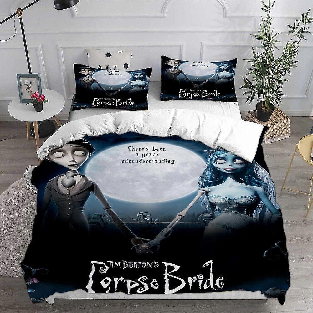 v5865 Prostěradla Tim Burton's Corpse Bride Povlečení na přikrývku Sada povlečení IU5865
