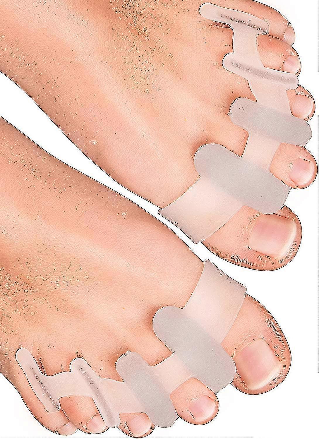 6pcs Toe Separators For Overlapping Toes