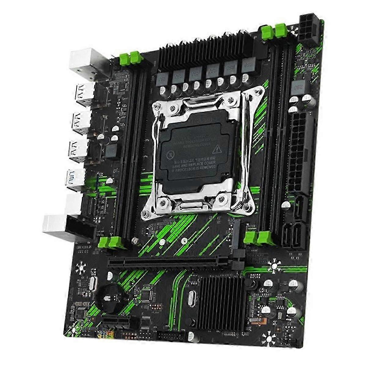 Základná doska X99 Pr9 Lga 2011-3 podporuje 4x Ddr4 Ram Gigabit Lan Sata/NVMe M.2 Podporuje E5 26xx V3 C