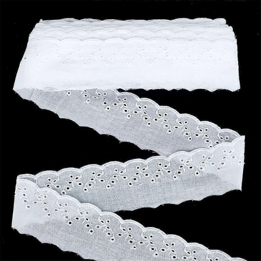 Cotton Ribbon White 2-3/8~2-1/2 inch(60~63mm)