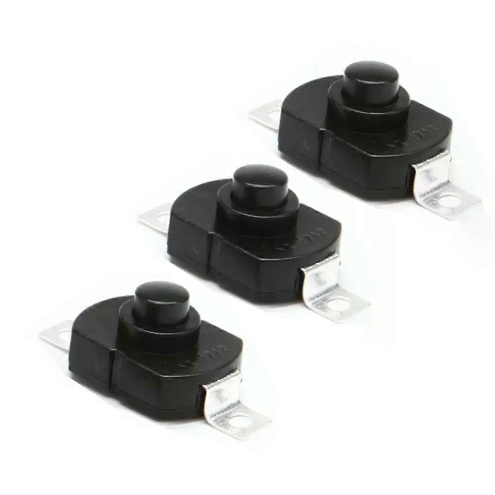 10PCS Push Button Switch 1712KD 30V 1A Flashlight Switch LOCK 17*12*95mm Table Lamp Switch Flashlight Button Switch ON-OFF