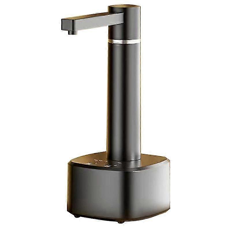 موزع مياه أوتوماتيكي مضخة مياه كهربائية مع حامل USB شحن 3-gear موزع مضخة مياه ذكية للمنزل الأسود