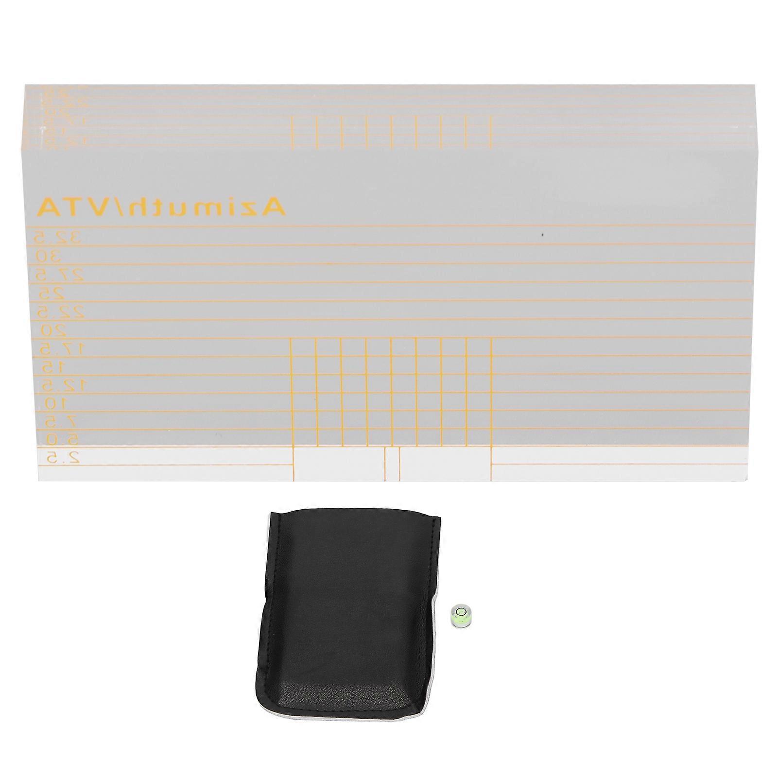 VTA Azimuth Alignment Ruler for Vinyl Record Players - Accurate Cartridge Calibration Tool