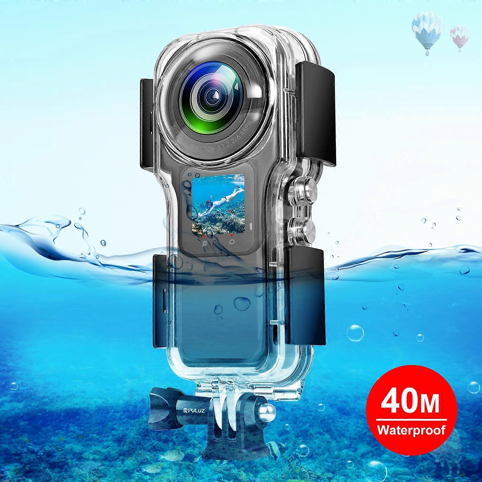 Pour Insta360 One RS 1 pouce 360 Edition PULUZ 40m Boîtier étanche sous-marin