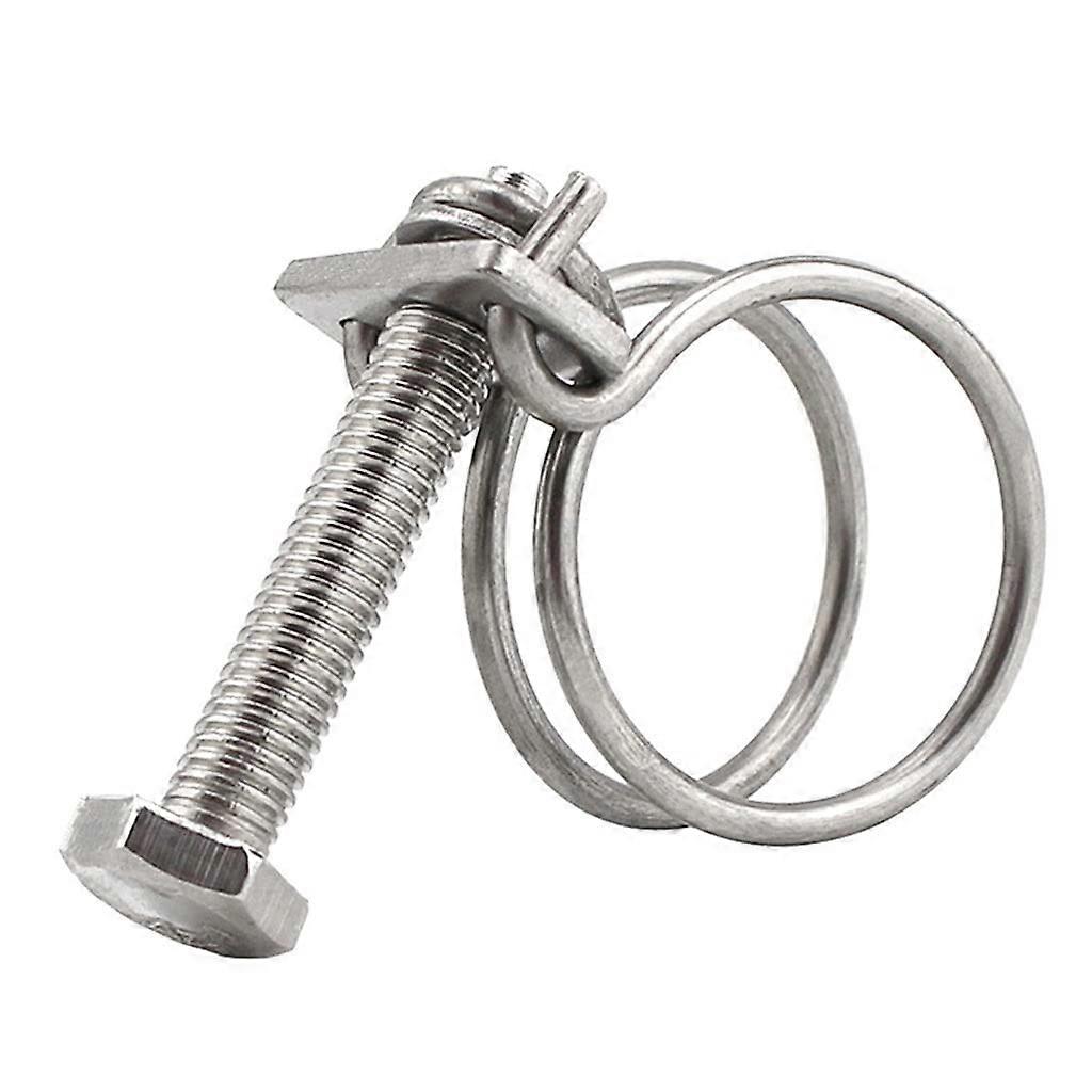 2 pcs adjustable hose clamp, dia57-3mm