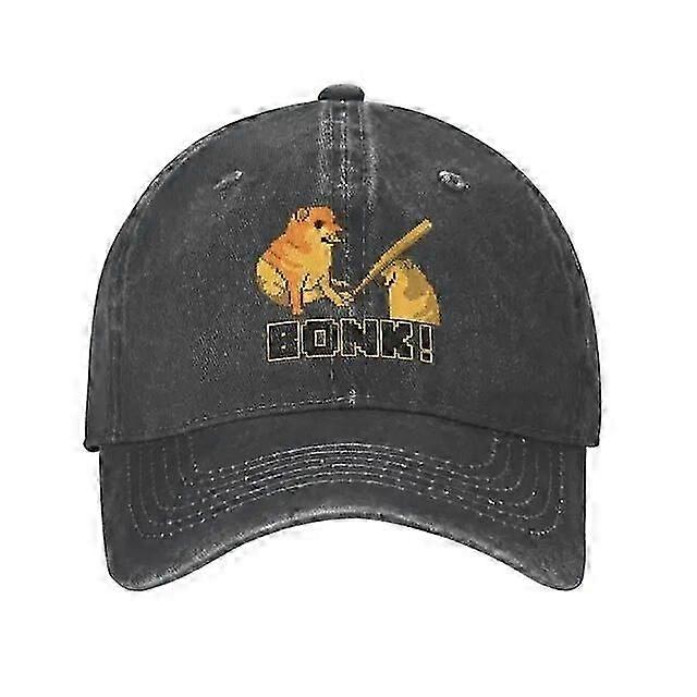 Fashion Unisex Cotton Cheems Bonk Meme Pixel Art Baseball Cap men