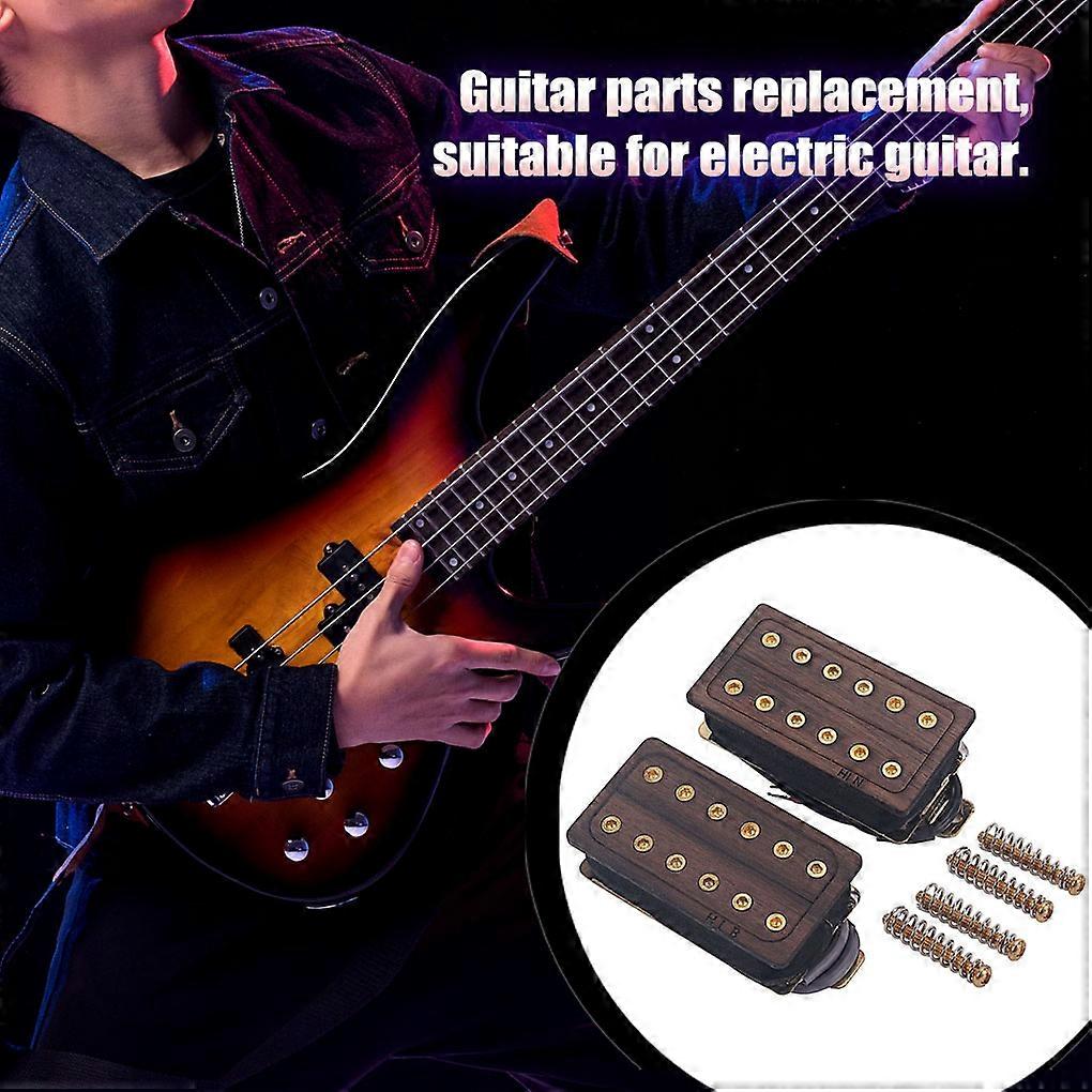 Electric Bass Guitar Pickup Wood Musical Guitar Stringed Instrument Guitar Parts DIY Professional Pickup Player Repair