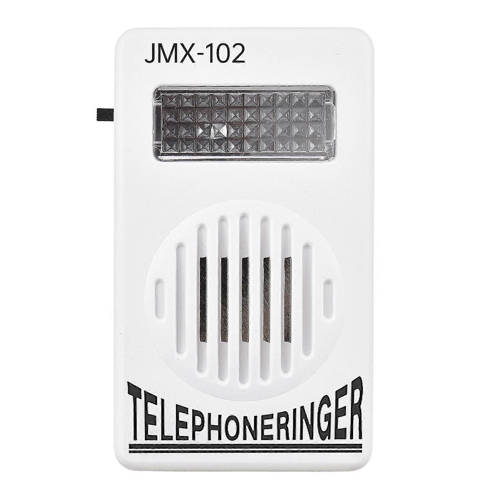 Loud Telephone Ringer 70db Amplifier Ringing Help Strobe Light Bell