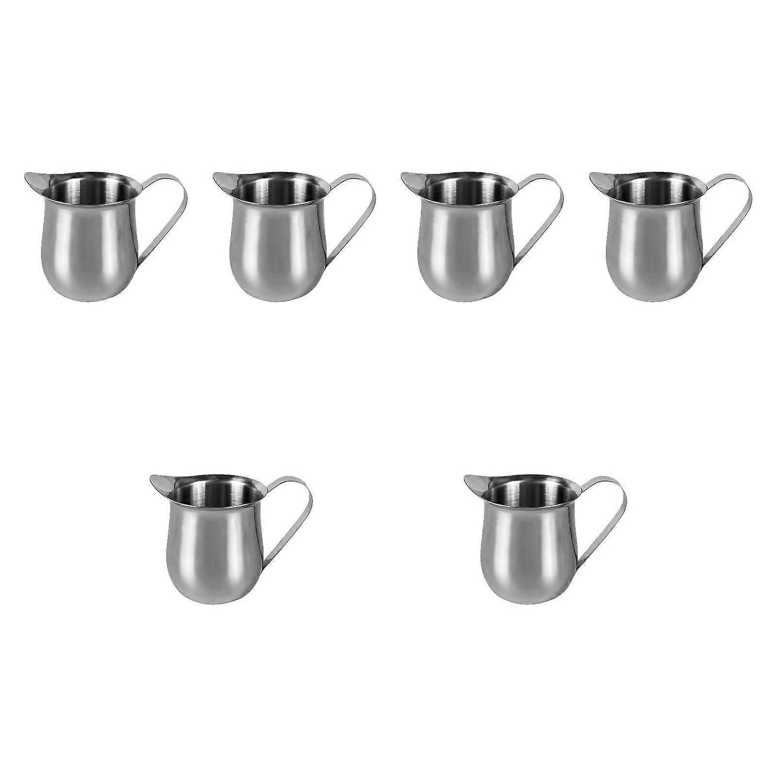 6x Pitcher Creamer Cup Mixing Mug Creamer Pitcher for Bar Maple Syrup Office 60ML