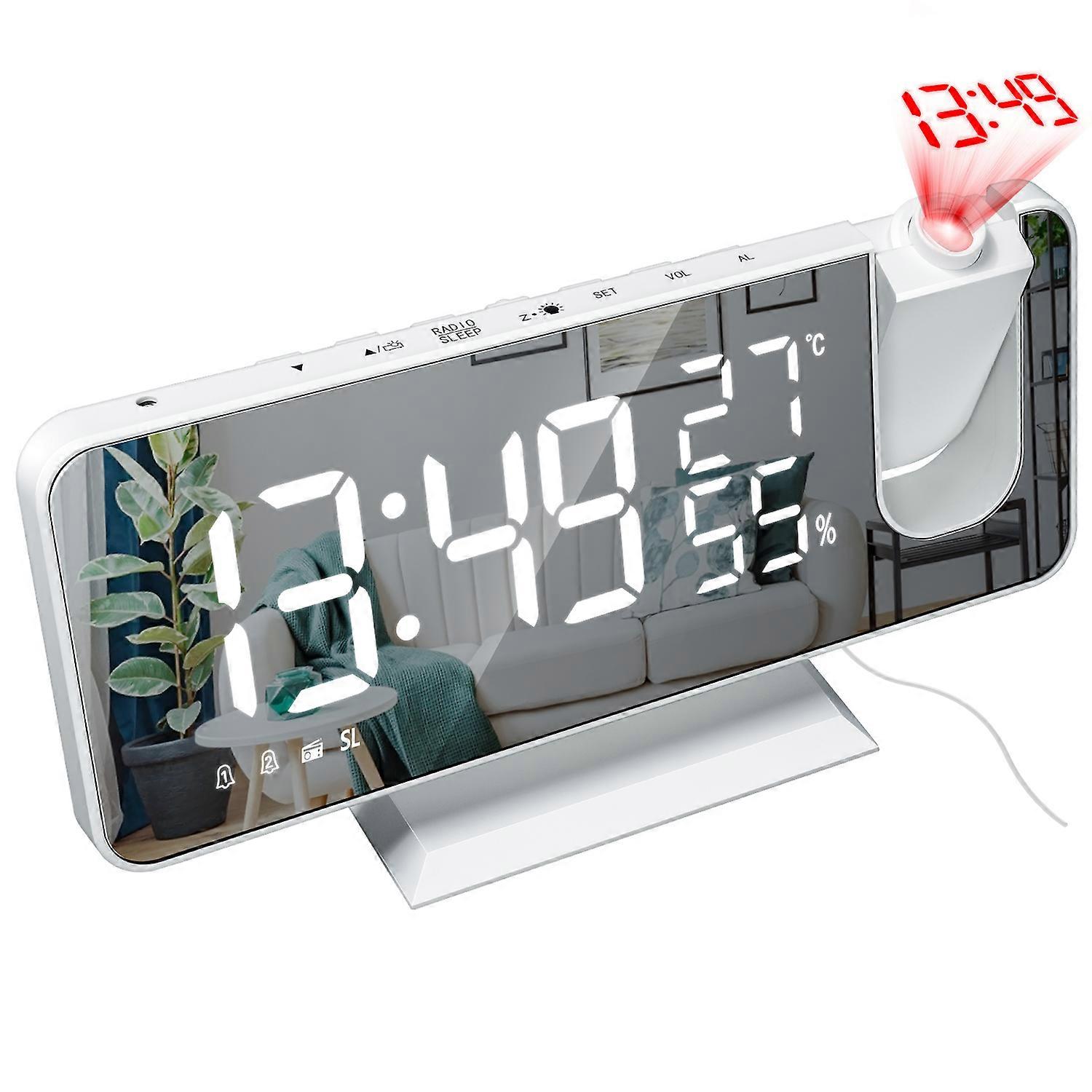 Projection Clock with Automatic Brightness Adjustment