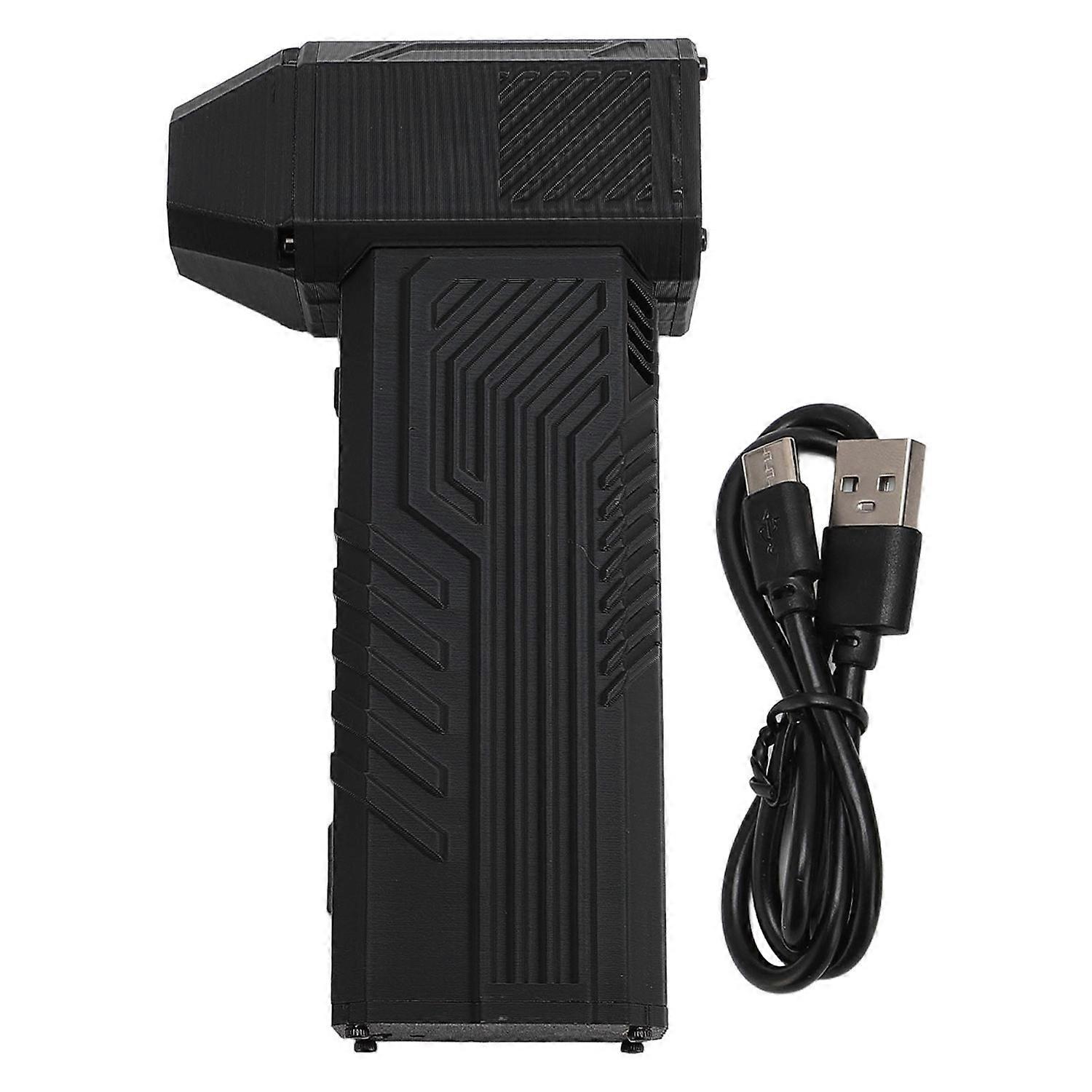 130000RPM Jet Dust Removal Blower Black Portable Wind Speed 52m/s Type C QC20W Fast Charging Electri