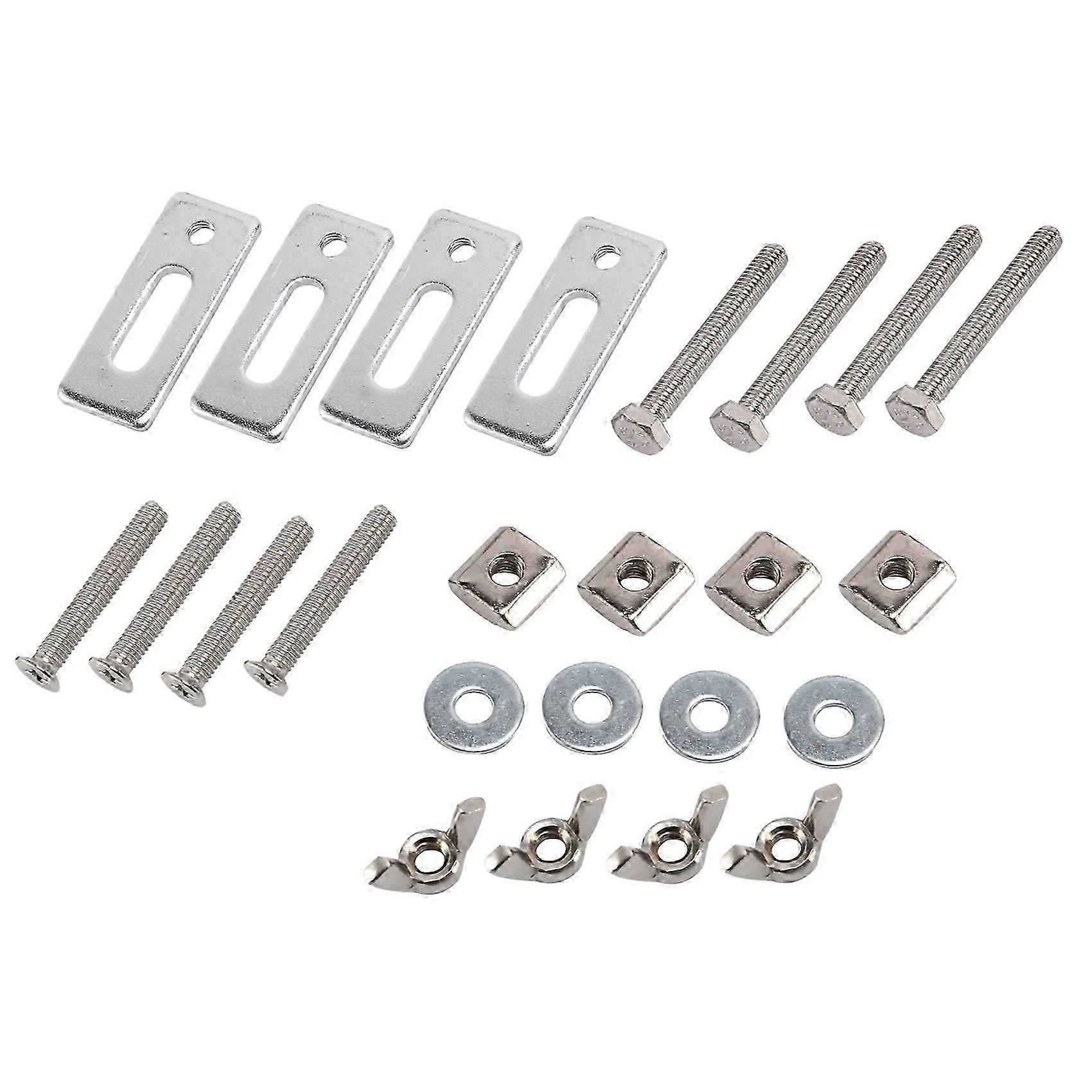 4 Pack T-Track Clamp,Mini T Track Hold Down Clamps Kit Compatible with 3018-PRO,3018-PROVer,1810-PRO CNC Router Machine js