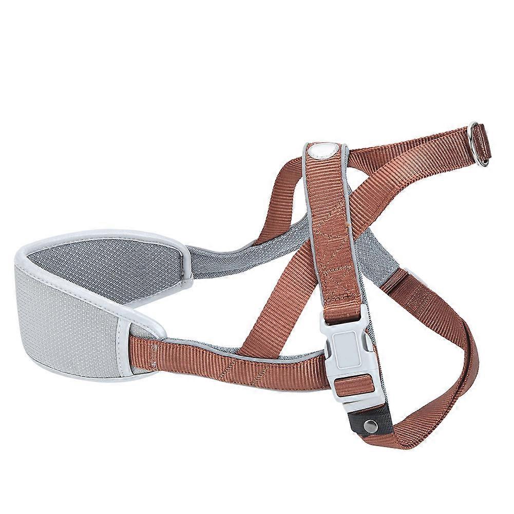 Pet Dog Puppy Harness Adjustable Vest Collar with Breathable Chest Strap for Small to Medium Dogs
