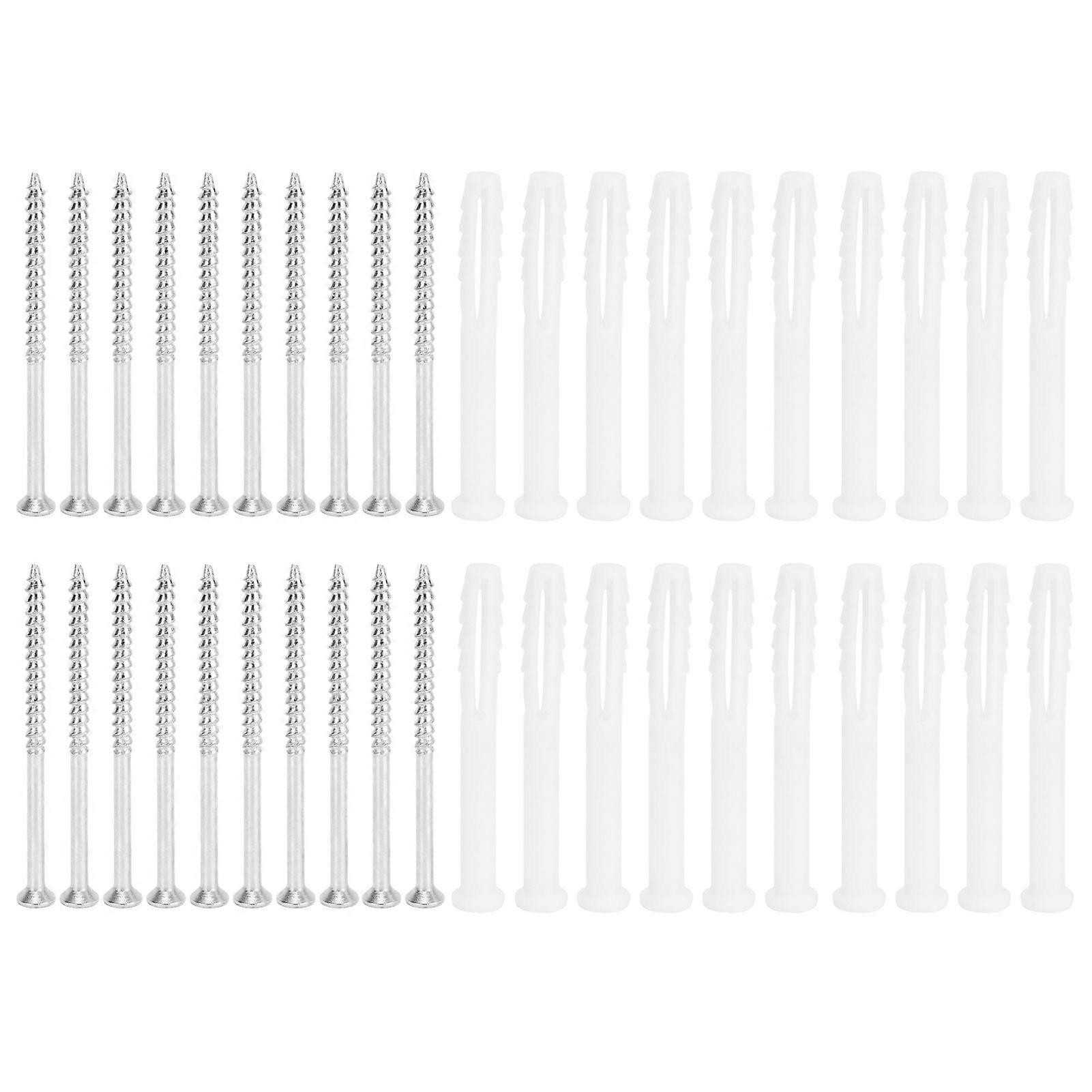 20 مجموعة التوسع برغي أنبوب كيت خزانة الإطار تحديد الحائط مرساة الأثاث الأجهزة