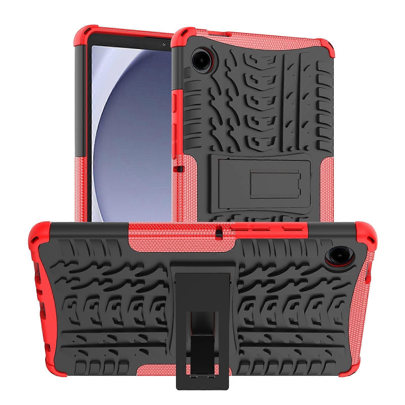 Tire Texture TPU + PC Tablet Case with Holder