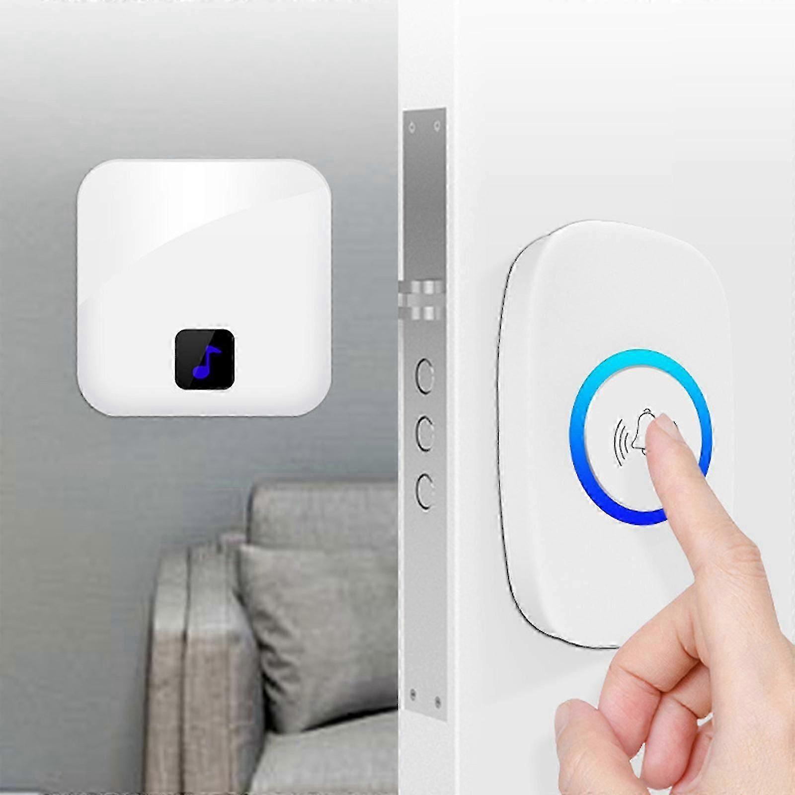 New Intelligent Wireless Doorbell Home Remote Self Generating Music Elderly Caller Dingdong Doorbell, 38 Of Music To Choose From