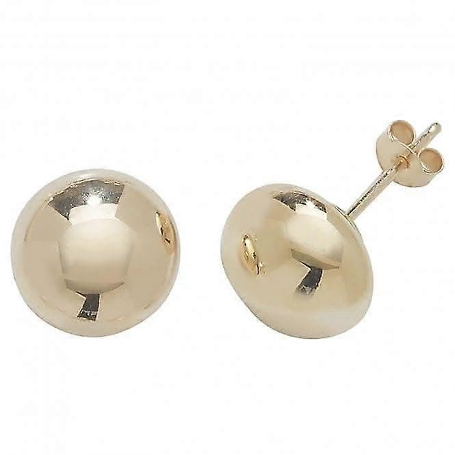 Boucles d’oreilles bouton en or jaune 9 carats 8 mm ES409