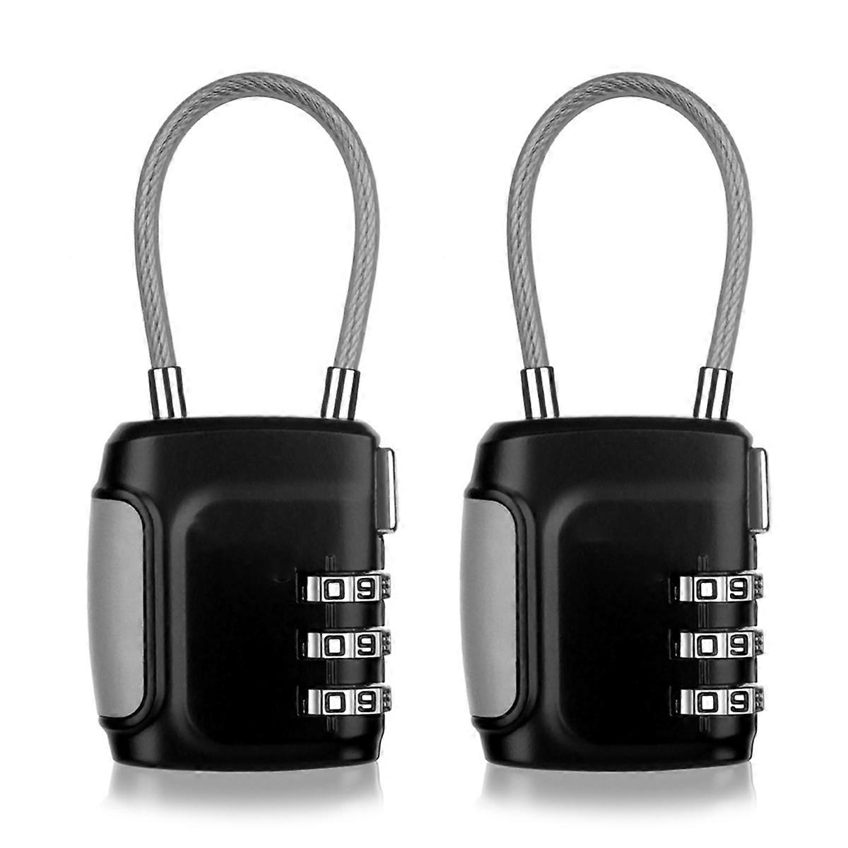 Locks for Luggage,Locks 4 Digit Padlock for School Gym Sports Locker Combination Lock Security Padlock Travel Lock