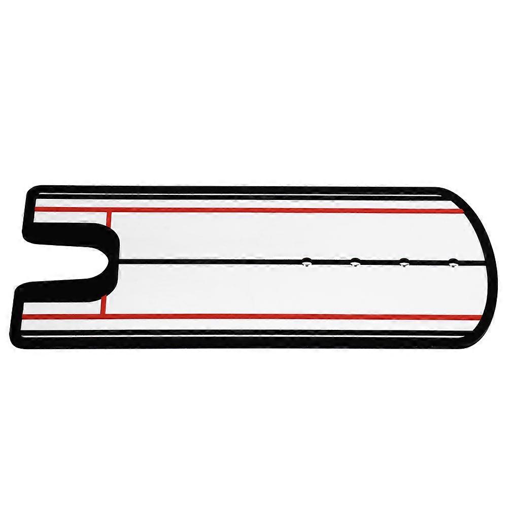 Golf Putting Training Aid Alignment Mirror Rail Practice Putting Corrector