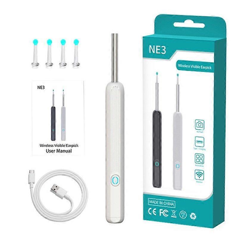 Wireless Smart Visual Ear Cleaner Usb WiFi Otoscope TW1 Ear Wax Removal Tool Set with Camera Ear Endoscope HD 1080P