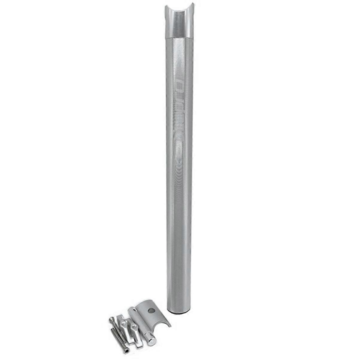 Folding Bike Seat Post Aluminum Alloy 33.9X400mm Silver