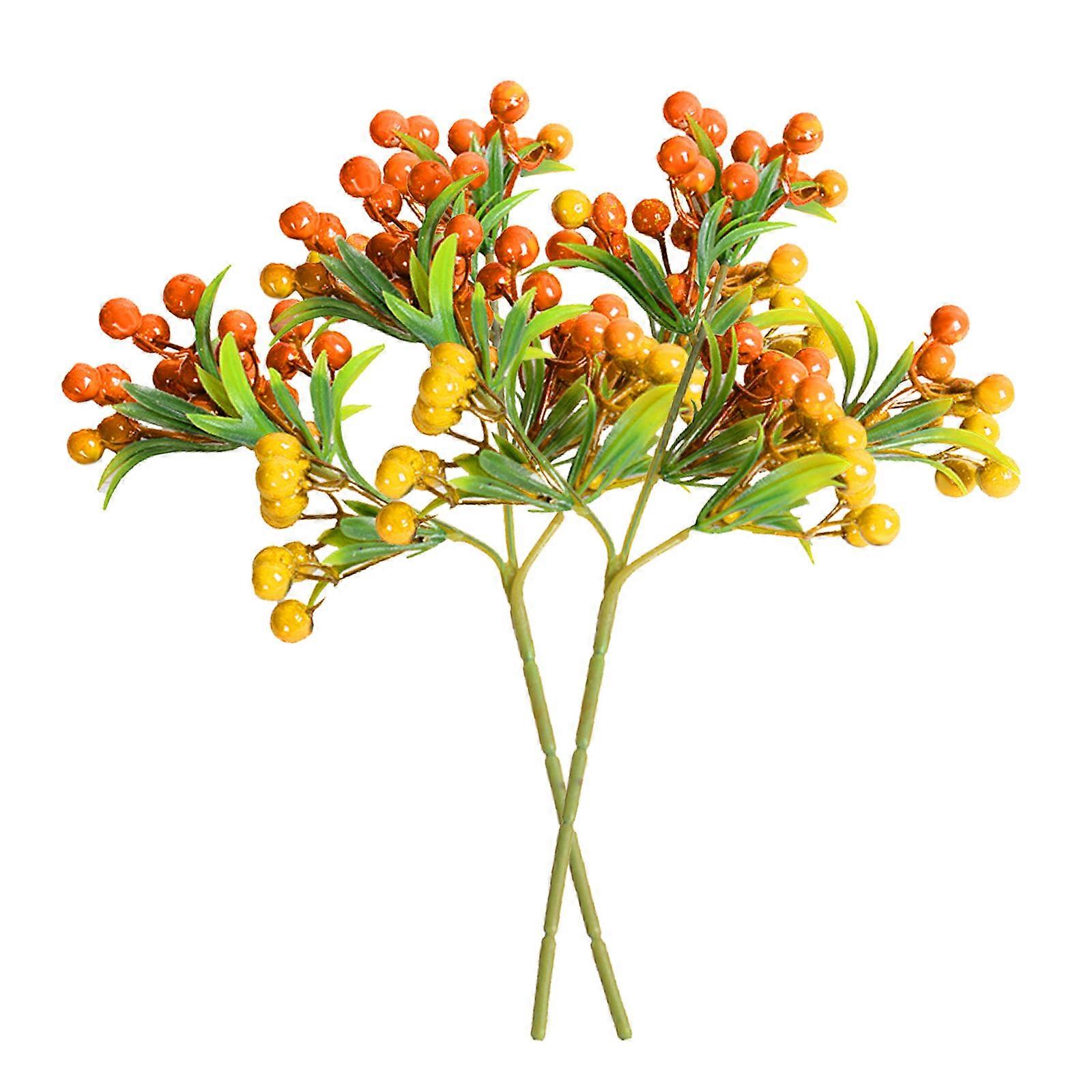 Red Berry Christmas Decoration Simulation Plant