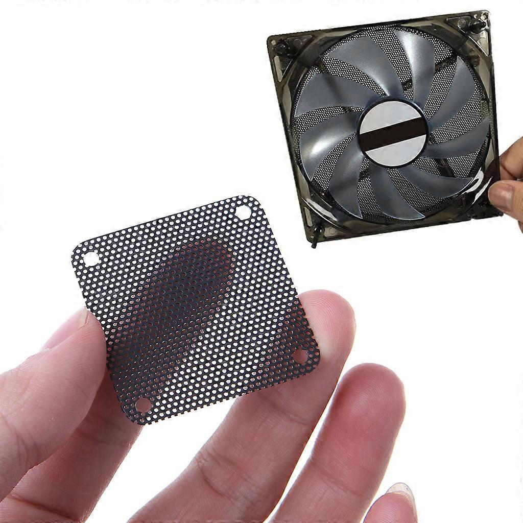 Computer Mesh Dust Filter DIY PVC PC for Case Fan Cooler Dust Filter Net for Case Dustproof Cover Chassis Dust Cover 40x  Black