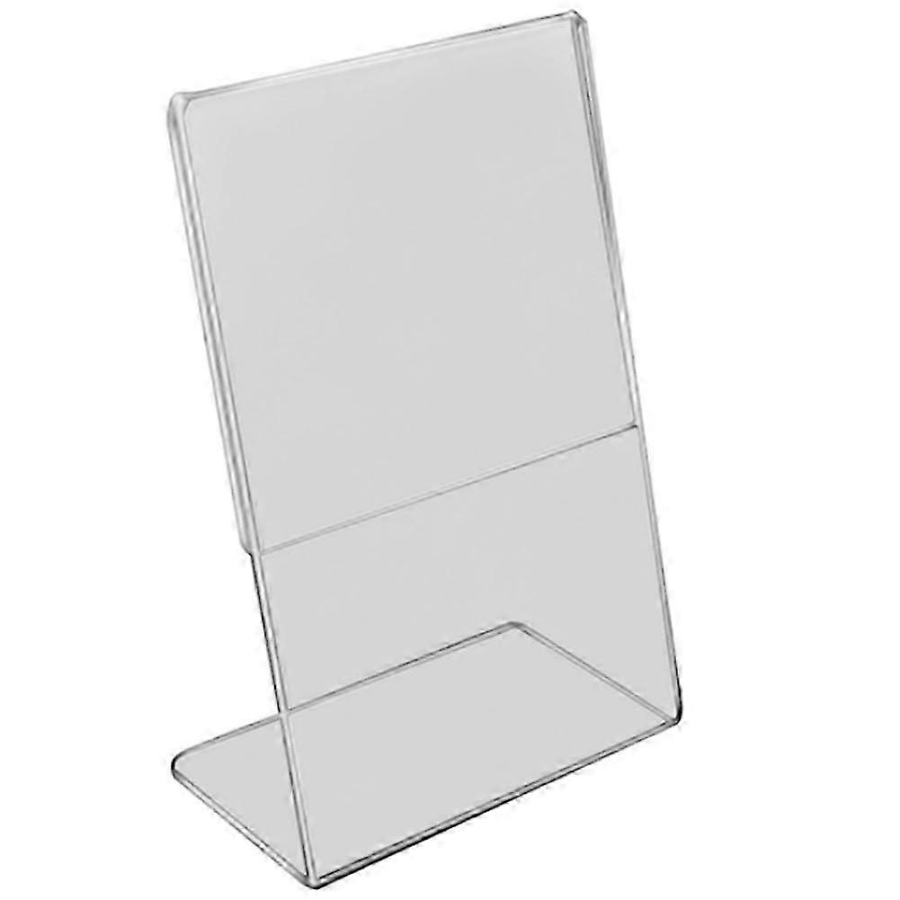 Acrylic Clear Card Holder Stand A4,Sign Label Frame, Desk Card Holders,3mm Business Card Display Ho
