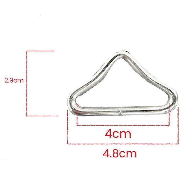 20 Sets Trampoline Spring Buckle Triangle Rings Buckle
