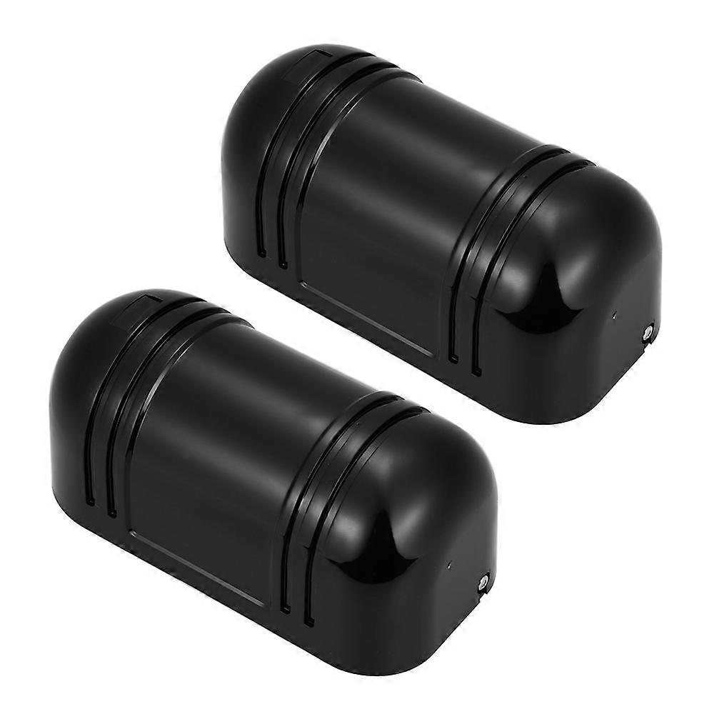 Wired Dual Beam Photoelectric Infrared Sensor Barrier Detector 100M Alarm Tamper Alarm Output for Park Courtyard Gate Door Window Burglar Alarm System