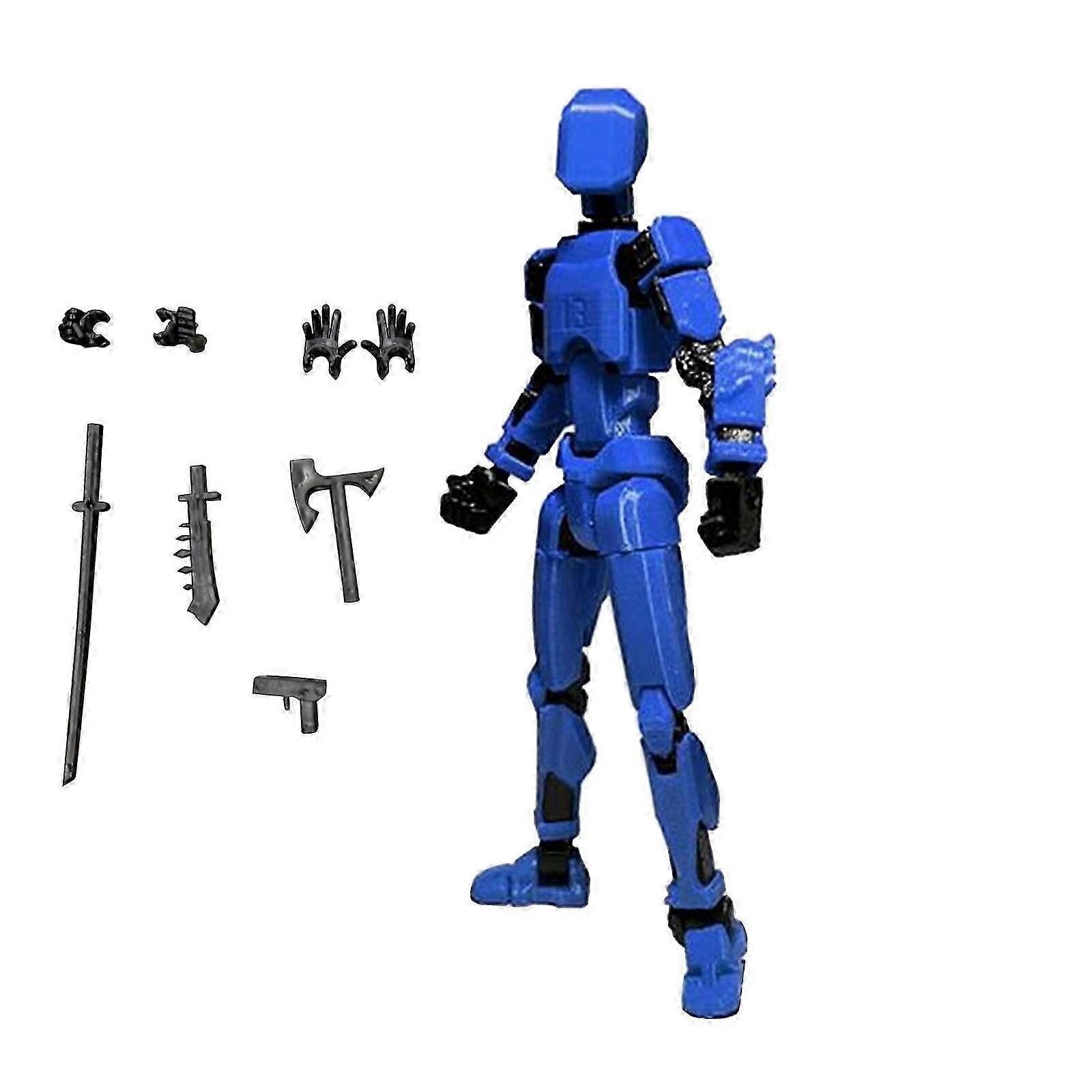 Toys Action Figure Already Assembled Action Figure Action Figure Printed Movable 13 Articulated Robot Dummy Action Figures Valentines Gifts For Him